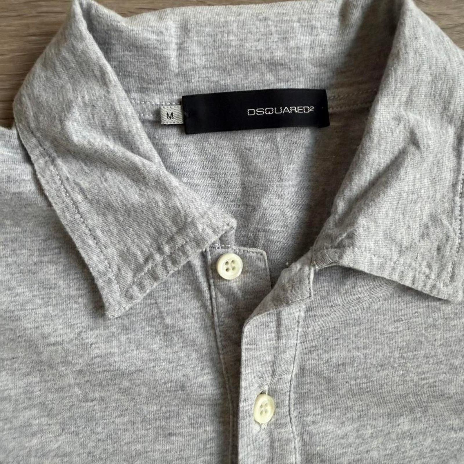 Dsquared2 Dsquared2 "Pushing You to the Limits" Back Print Polo Grey Size US M / EU 48-50 / 2 - 7 Thumbnail