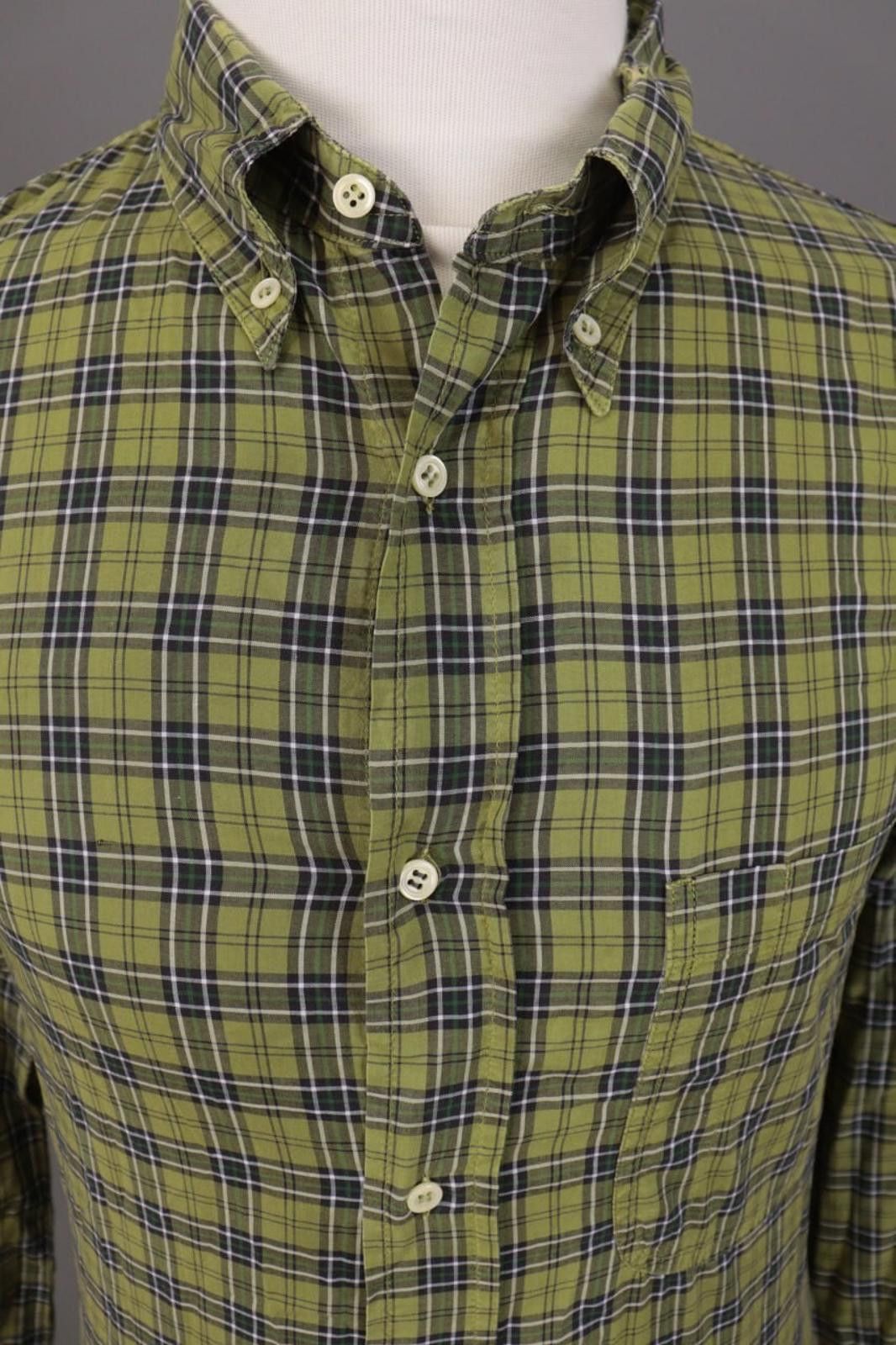 Boneville Boneville Green Check Long Sleeve Button Down Shirt Size 5 Size US M / EU 48-50 / 2 - 5 Thumbnail