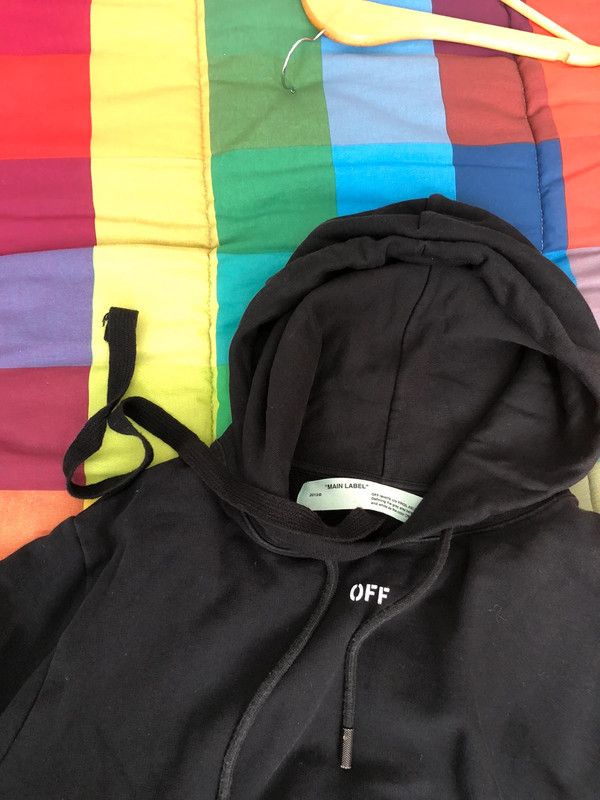 Off-White Off-White Men’s Black Tape Hoodie Size US L / EU 52-54 / 3 - 4 Thumbnail
