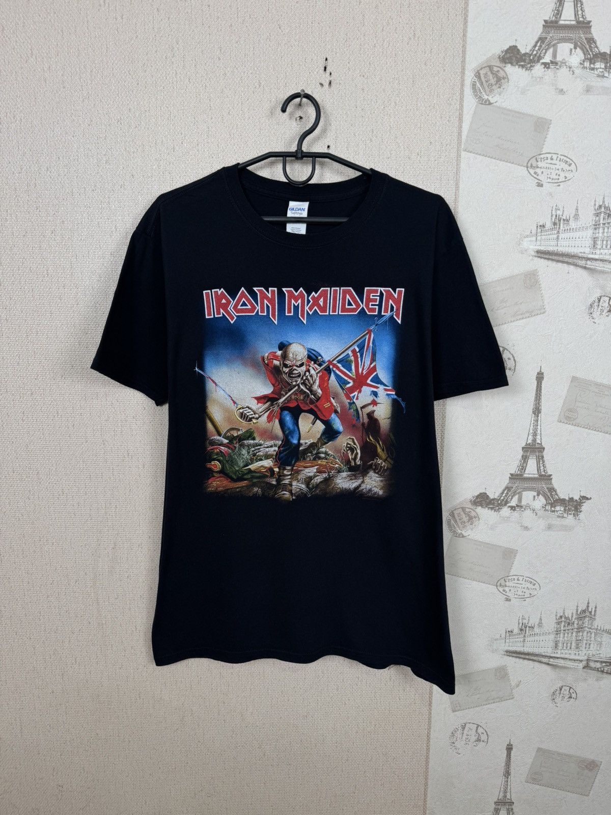 Other Vintage Iron Maiden T shirt The Trooper Metal Rock Band Sz L Size US L / EU 52-54 / 3 - 1 Thumbnail