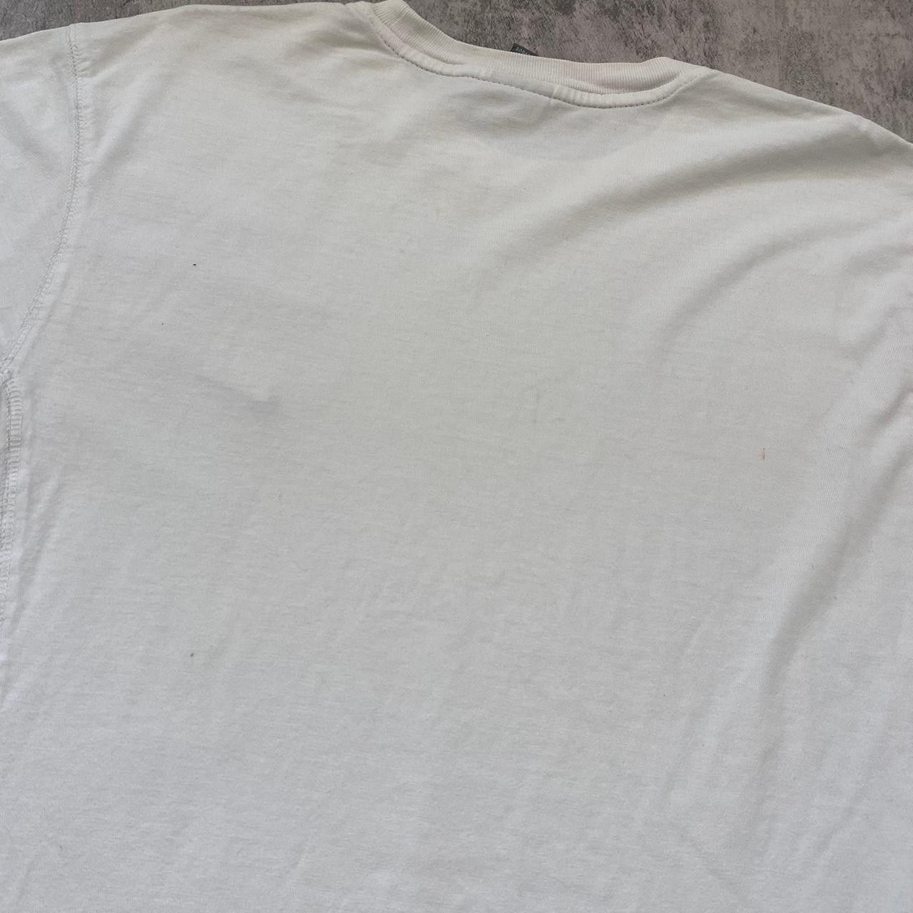 Nike 2000s y2k Nike white t-shirt with embroidered logo Size US L / EU 52-54 / 3 - 7 Thumbnail