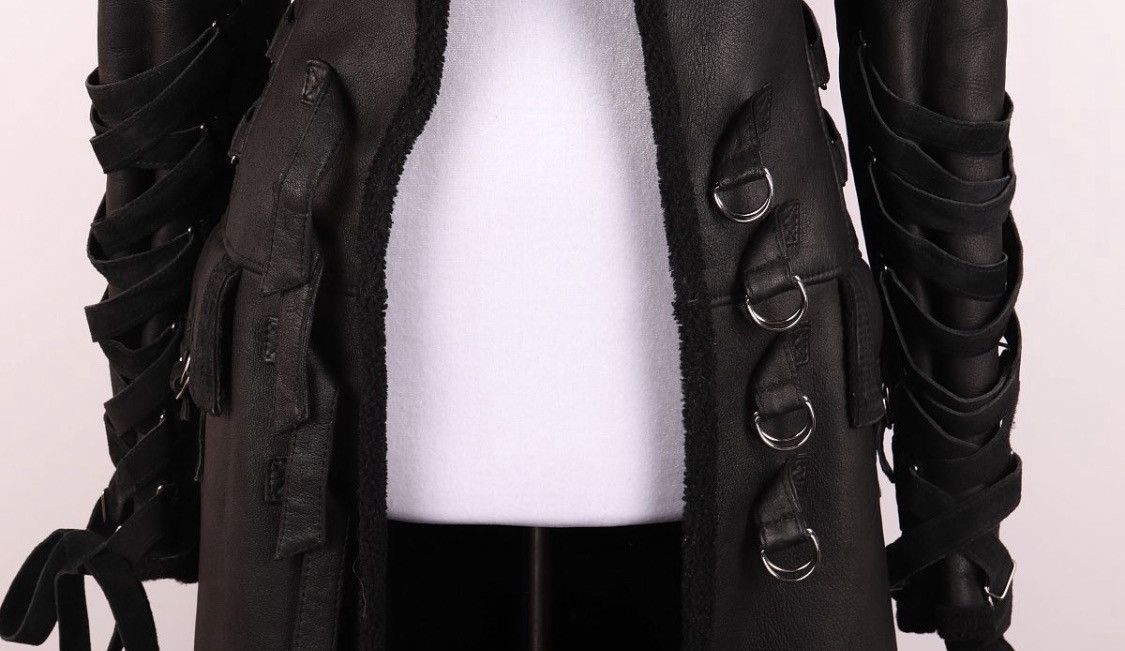 Versace Versace by Donatella FW2003 Runway Belt Detail Shearling Size S / US 4 / IT 40 - 6 Thumbnail