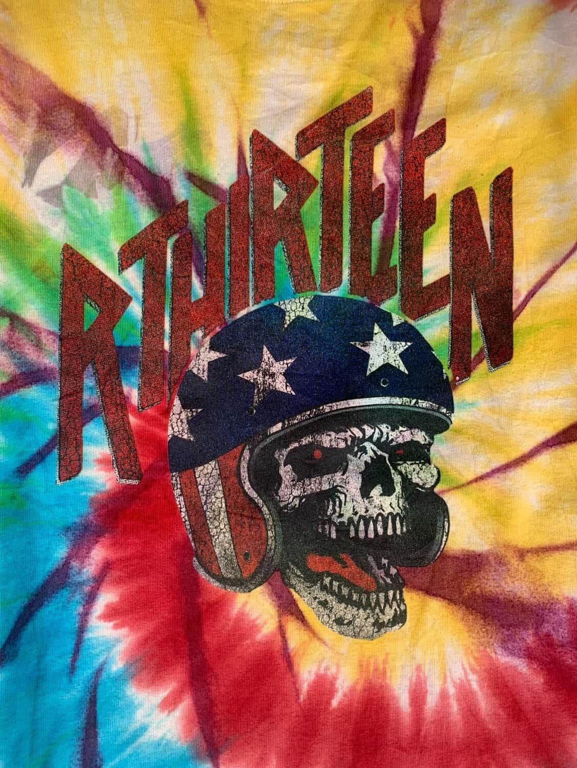 R13 10 corso como x r13 tie dye Daredevil Skull tee Size M / US 6-8 / IT 42-44 - 5 Thumbnail