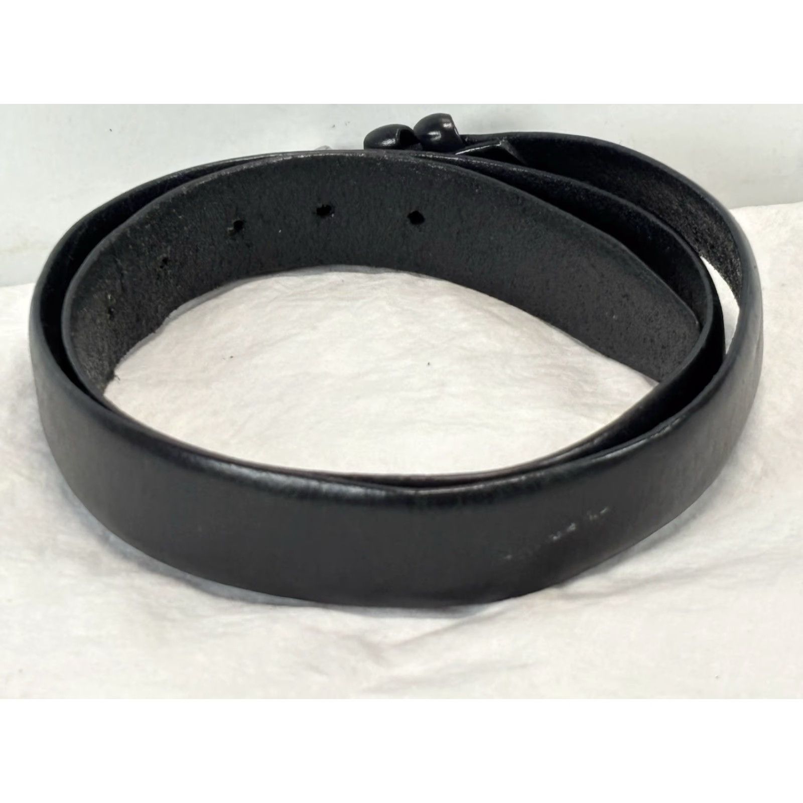 Polo Ralph Lauren Polo Ralph Lauren Belt Men Black Leather 38/95 Buckle Pony Embossed, Dress Belt, Adjustable, Brass Hardware Size US M / EU 48-50 / 2 - 3 Thumbnail