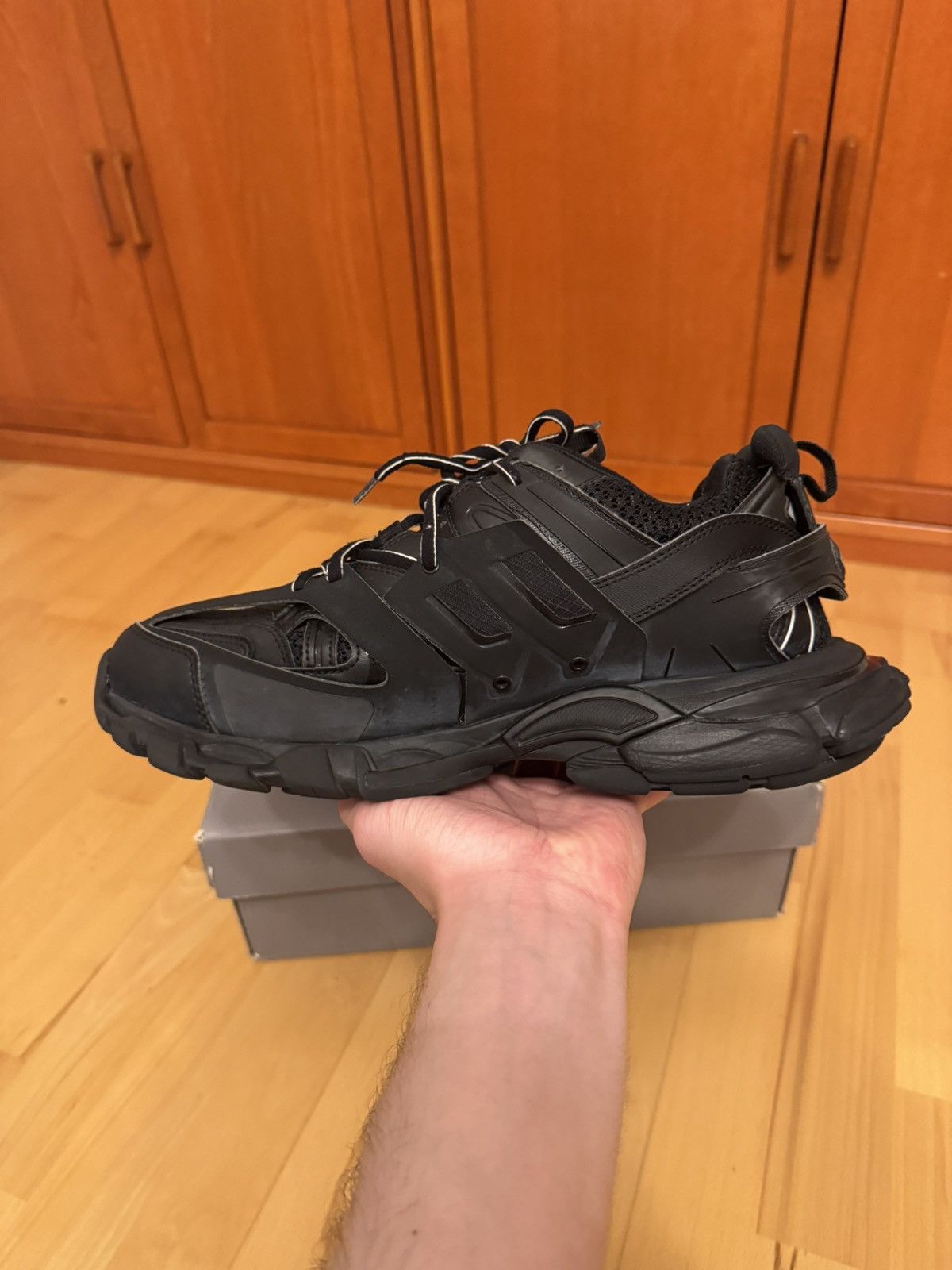 Balenciaga Balenciaga Track Triple Black Size US 11 / EU 44 - 5 Thumbnail