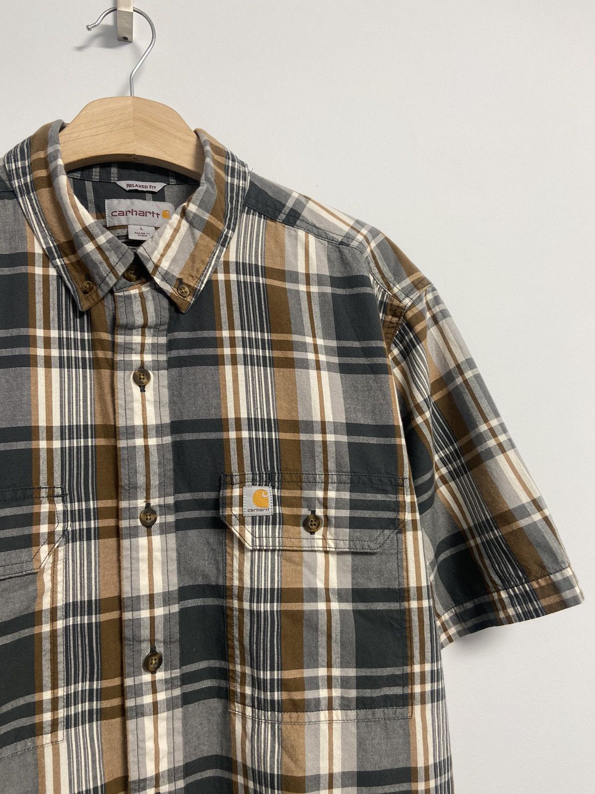 Carhartt Carhartt Vintage Button Up Shirt Size US L / EU 52-54 / 3 - 2 Thumbnail