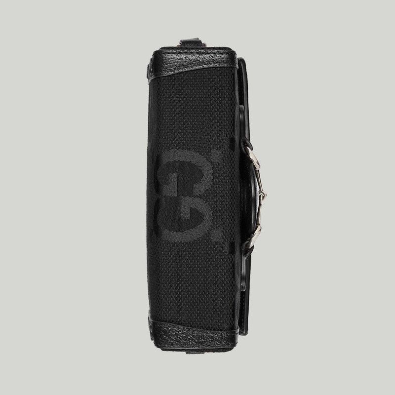Gucci oc11z1225 Size: OS / Horsebit 1955 Jumbo GG Mini Bag Black Size ONE SIZE - 3 Thumbnail