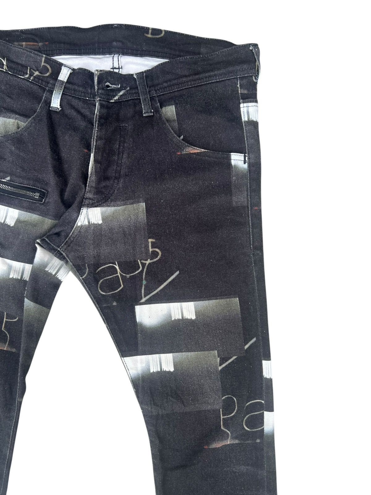 SHAREEF Vintage Shareef Japan All Printed Denim Jeans Size US 29 - 8 Thumbnail