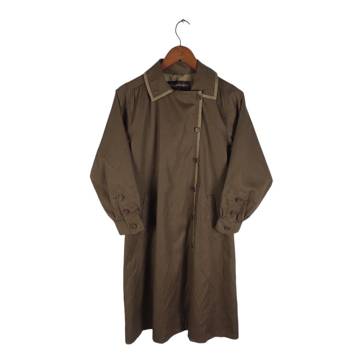 Yves Saint Laurent 🔥Rare🔥Vintage Yves Saint Laurent Paris Trench Coat Size S / US 4 / IT 40 - 3 Thumbnail