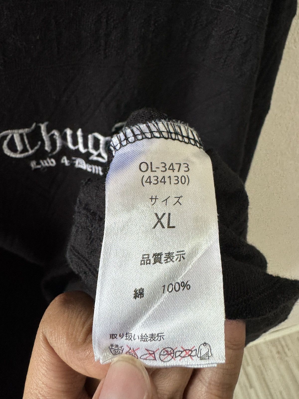 Japanese Brand × Vintage Vintage Y2K Thug Life hiphop rapskate heavyweight Longsleeve Size US XL / EU 56 / 4 - 5 Thumbnail