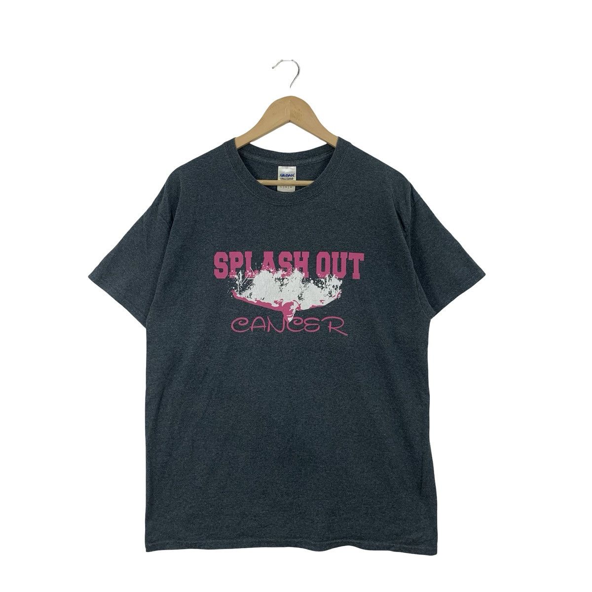 Other SPLASH OUT CANCER Breast Cancer Awareness Tee Shirt Top Size US L / EU 52-54 / 3 - 1 Thumbnail