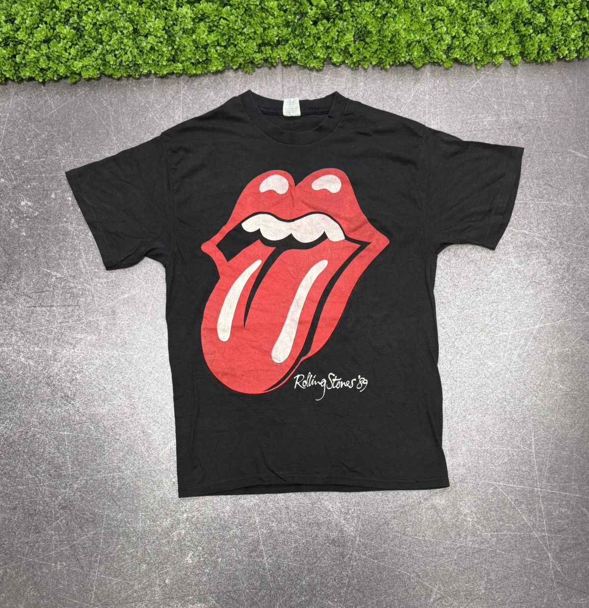 Band Tees Rolling Stones 1989 Steel Wheels Tour Concert T Shirt 50/50 Size US XL / EU 56 / 4 - 1 Thumbnail