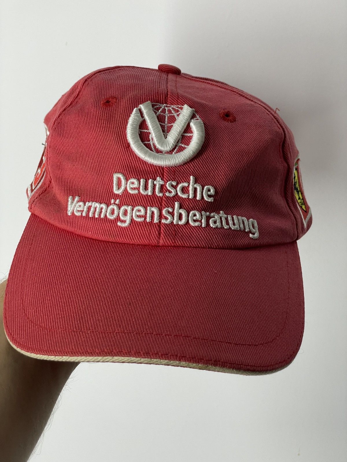 Formula 1 × Vintage Vintage Ferrari F1 Racing Michael Schumacher Deutche Hat Size ONE SIZE - 6 Thumbnail