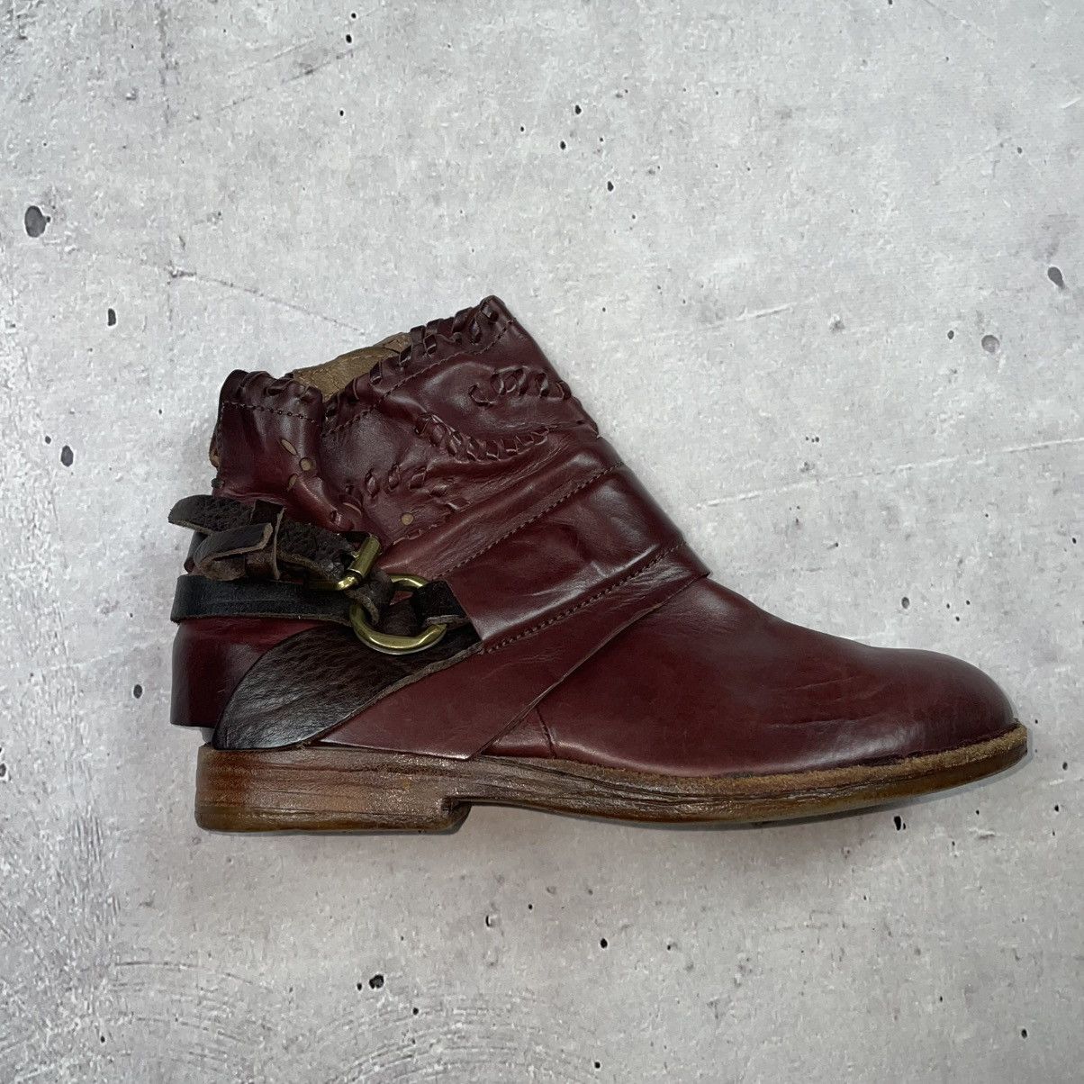 A.S.98 × If Six Was Nine × Japanese Brand 90s Vintage Leather Cowboy Leather Boots A.s. 98 shoes Size US 7 / IT 37 - 10 Thumbnail