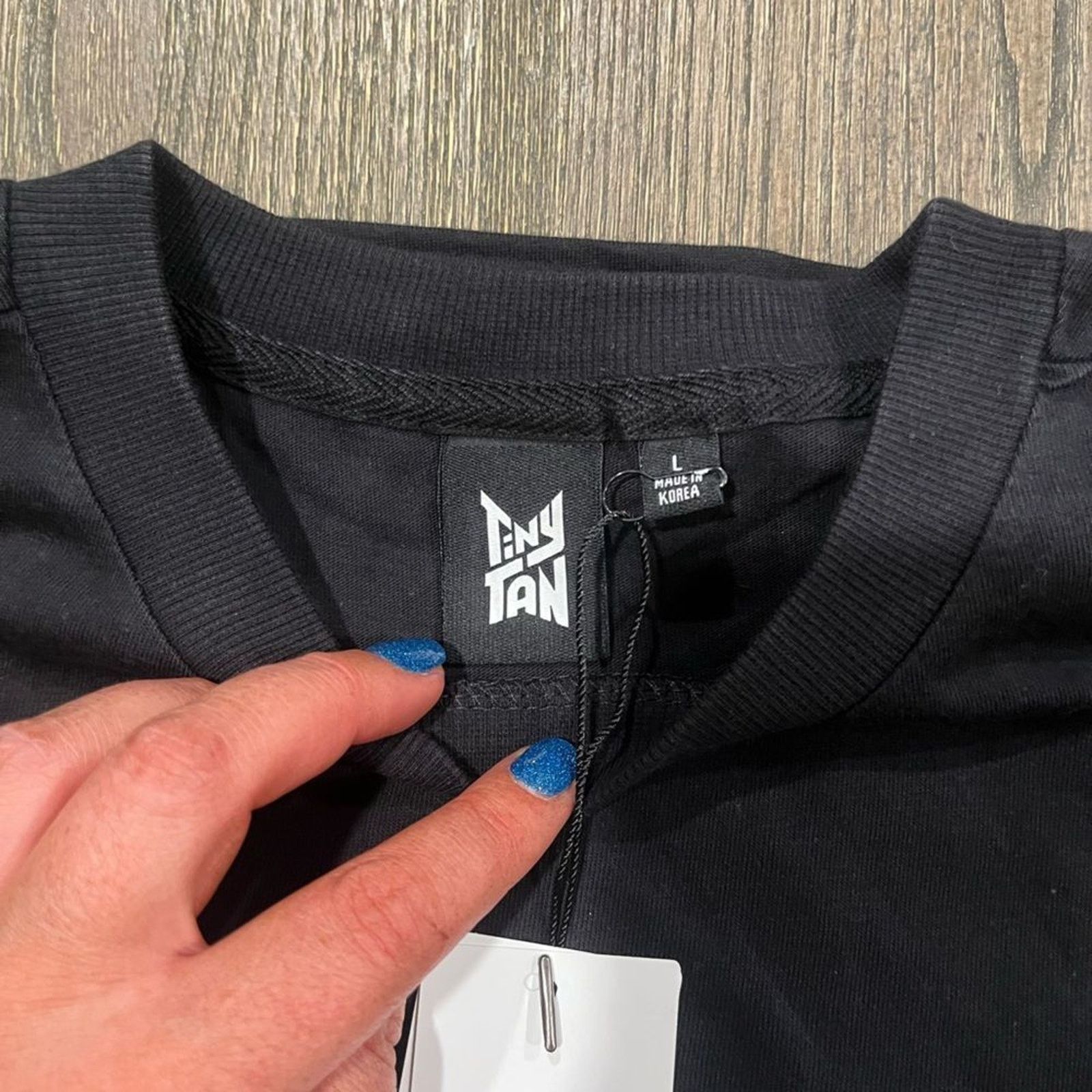 Other NWT BTS TinyTan Jin Character T-Shirt Black Size L Size US L / EU 52-54 / 3 - 6 Thumbnail