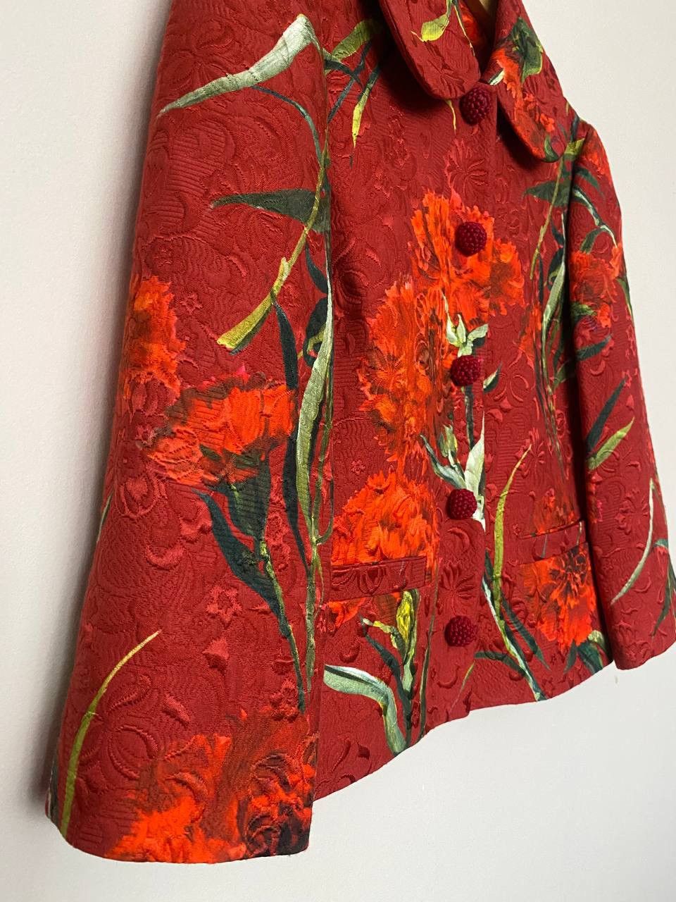 Dolce & Gabbana ❤️ RRP 2830$ Dolce & Gabbana Floral Metallic Brocade Jacket Size M / US 6-8 / IT 42-44 - 3 Thumbnail