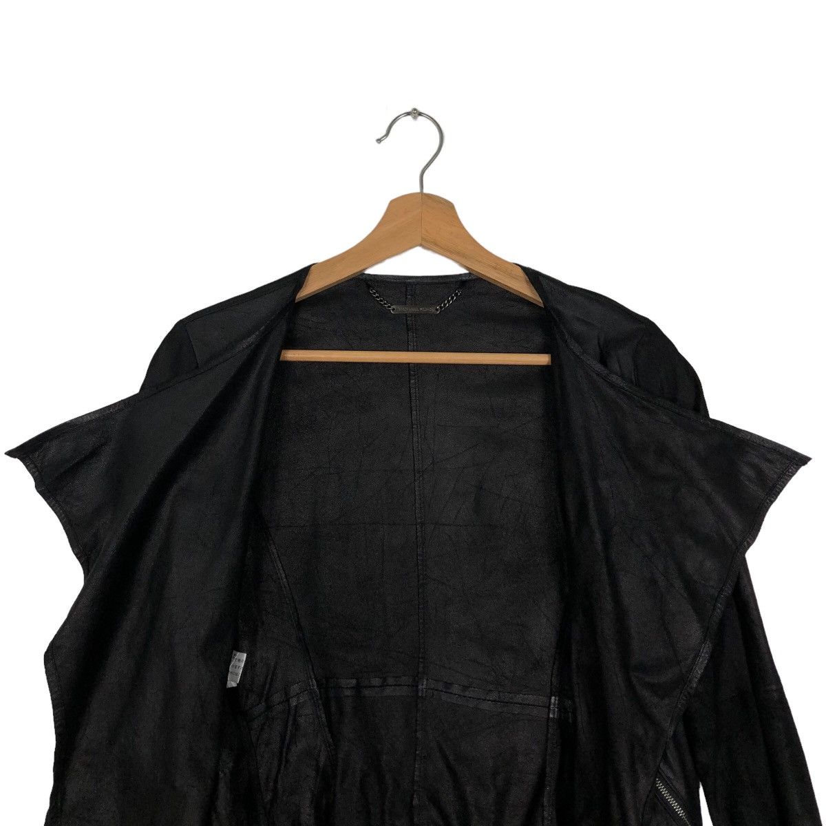 Michael Kors 🔥Cropped Soft Leather Jacket Bondage Design Size US M / EU 48-50 / 2 - 11 Thumbnail