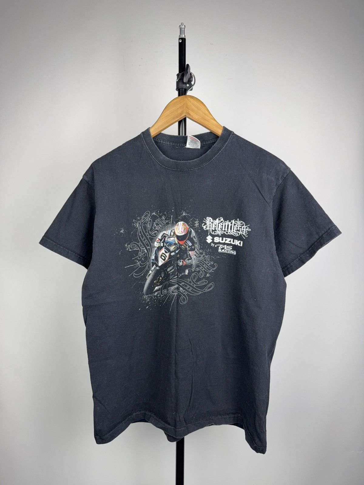 Vintage Vintage 00s Suzuki GSX TAS Racing Tee Team Donald Australia Size US L / EU 52-54 / 3 - 1 Thumbnail