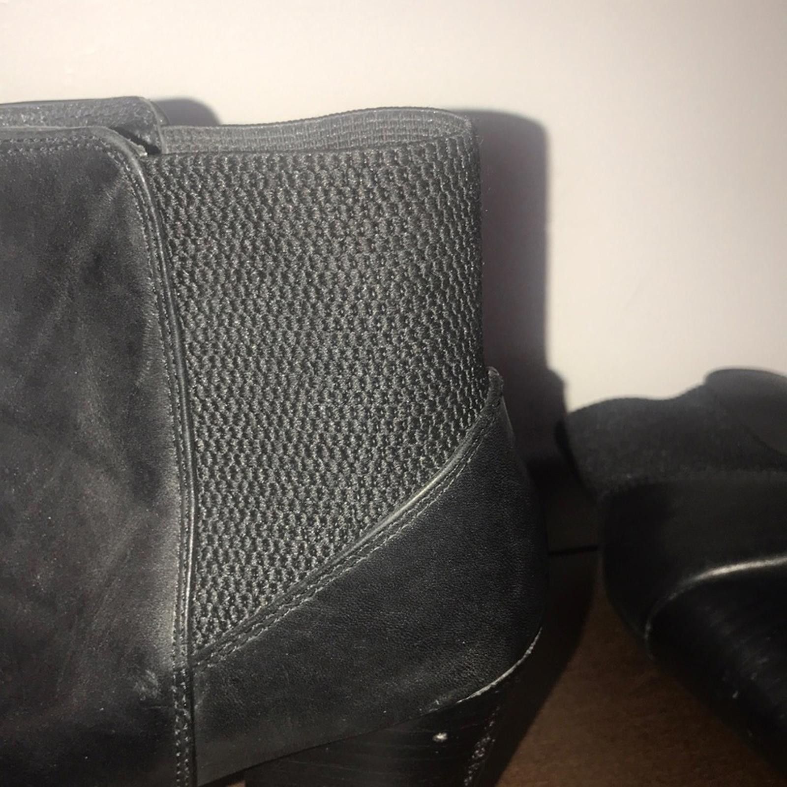 Aldo Aldo Black Ankle Boots Size US 6.5 / IT 36.5 - 6 Thumbnail