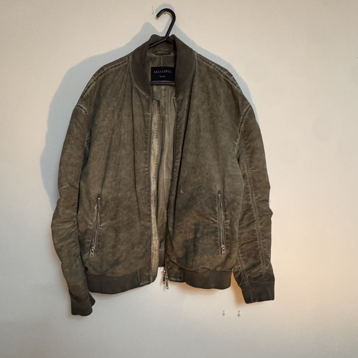 Allsaints RARE AllSaints Kado Oil-Washed Linen Bomber - Exclusive Size US S / EU 44-46 / 1 - 4 Thumbnail
