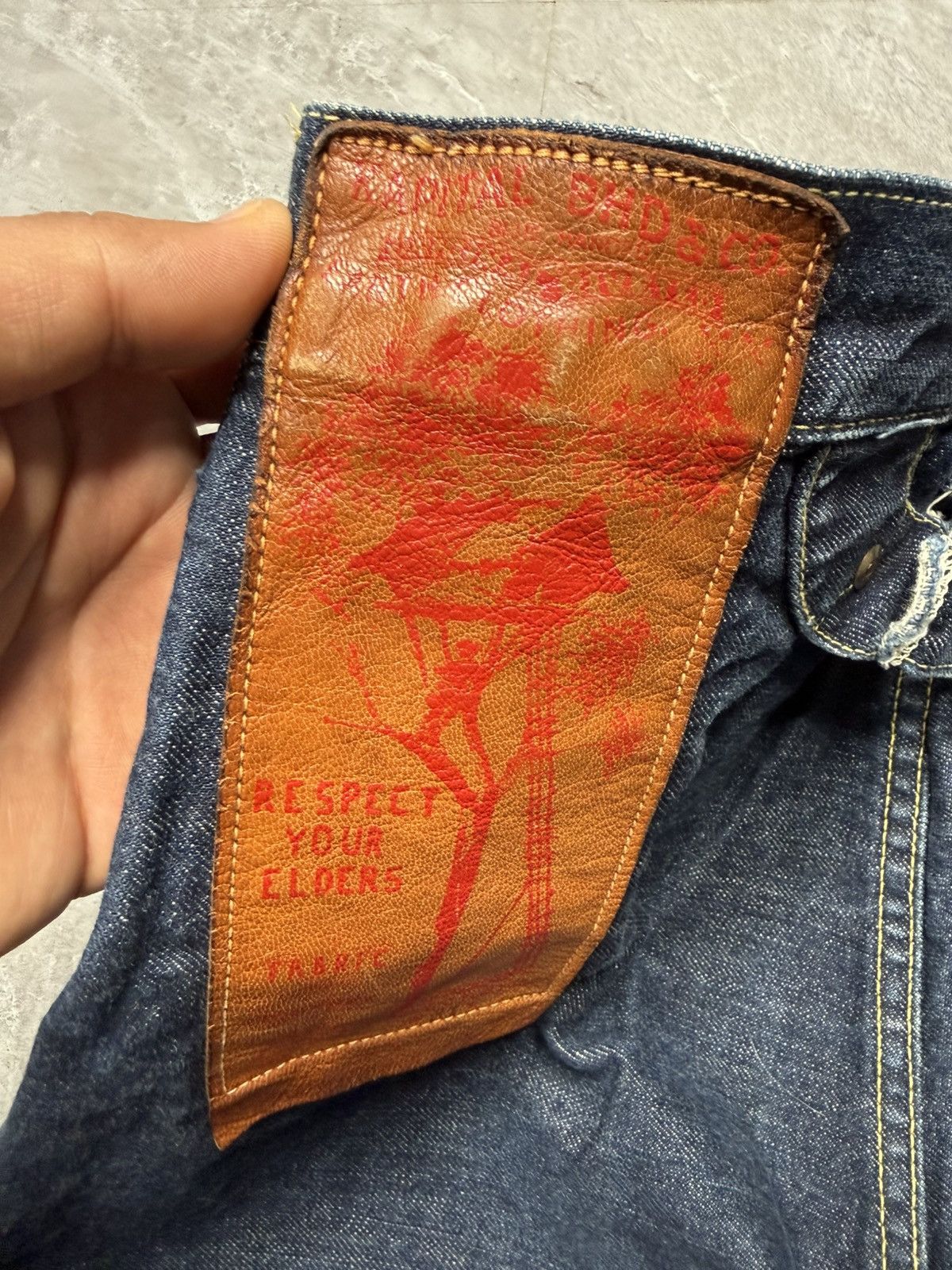 Kapital Kapital Respect Your Elders Reconstructed Raw Hem Pants Size US 31 - 6 Thumbnail