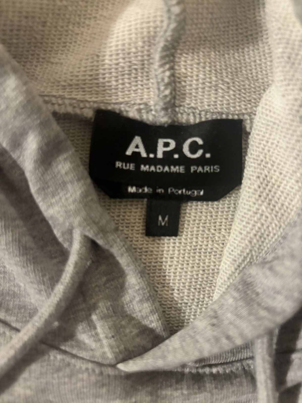 A.P.C. A.P.C. logo-print cotton drawstring hoodie Size US M / EU 48-50 / 2 - 4 Thumbnail
