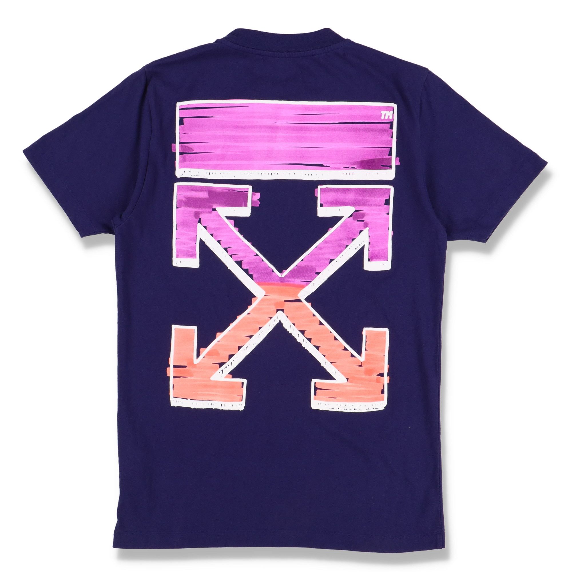 Off White Pink And Orange Marker Arrows T shirt Grailed