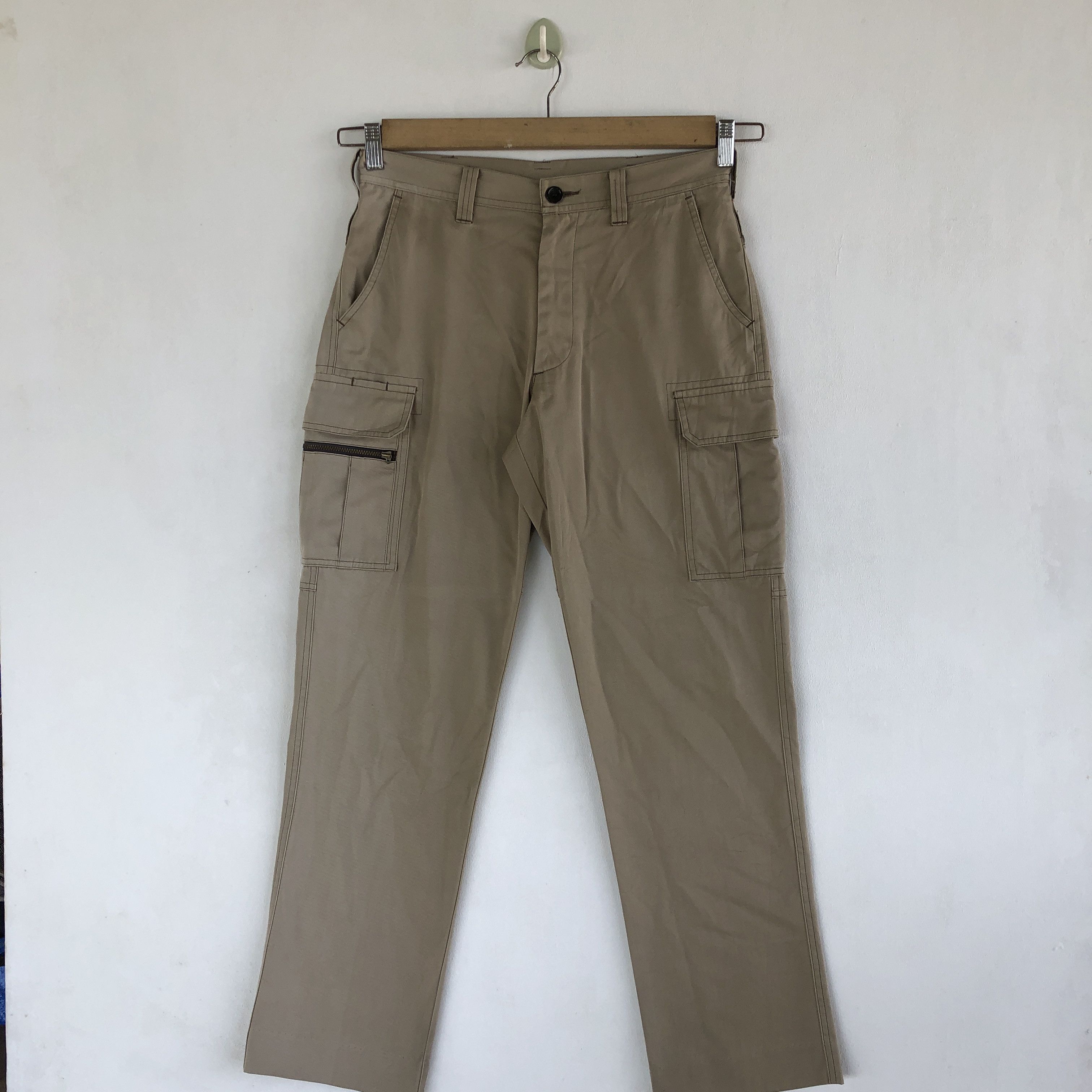 Japanese Brand Burtle Cargo Pants Japanese Multi Pockets Pants Trousers Size 28" / US 6 / IT 42 - 1 Thumbnail