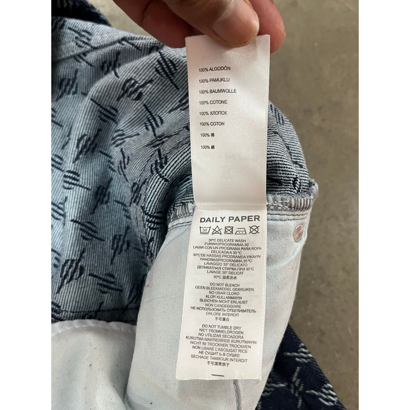 Daily Paper Daily Paper - The Ralf Pants / Dark wash / Size L Size US 36 / EU 52 - 7 Thumbnail