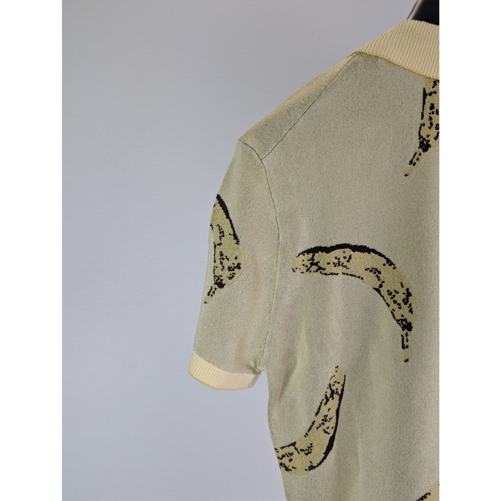Jacquemus o1rshd1 Le Polo Marino Short-Sleeve Shirt in Banana Yellow Size US L / EU 52-54 / 3 - 14 Thumbnail