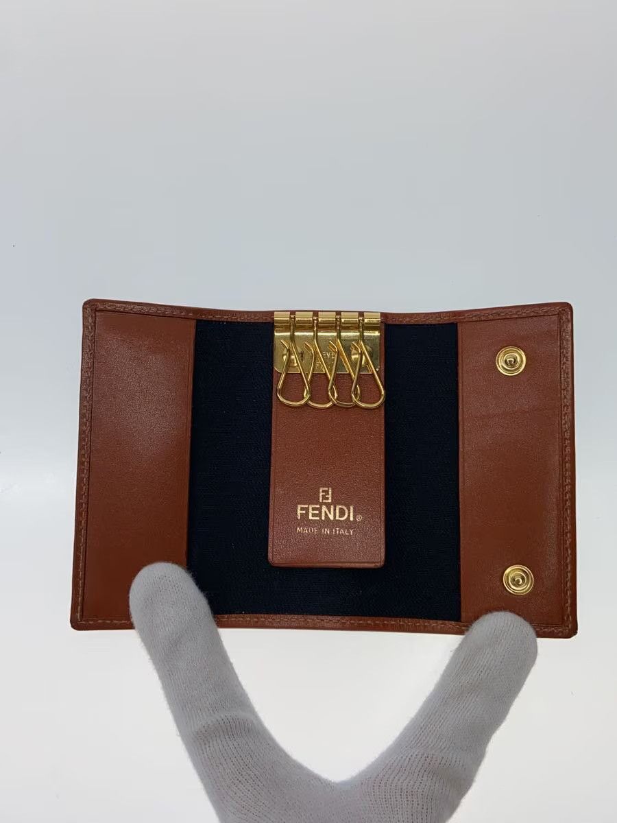 Fendi Fendi Canvas Key Case Multicolor Size ONE SIZE - 4 Thumbnail