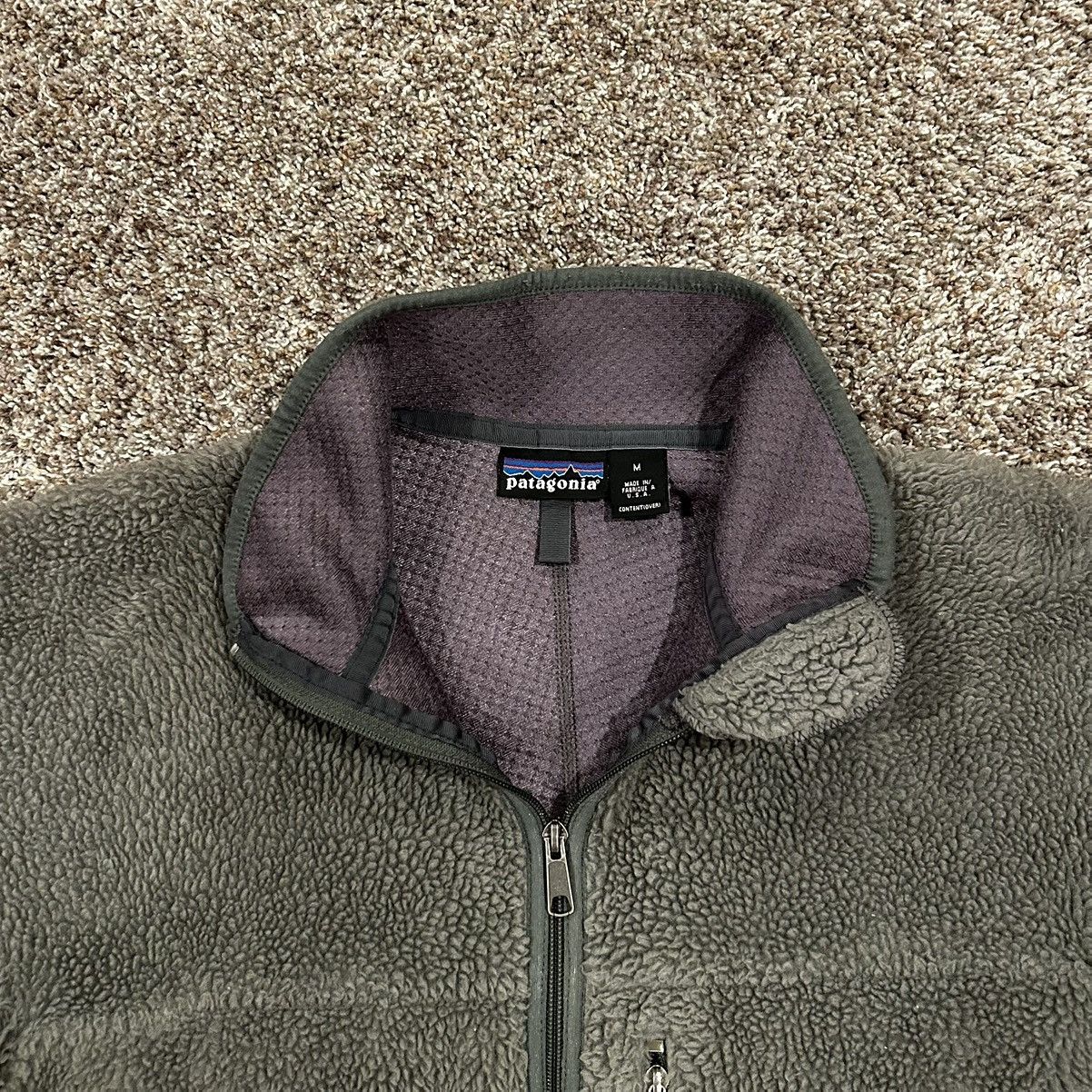 Patagonia Vintage Patagonia Retro X Deep Pile Sage Green FA99 Sz M Size US M / EU 48-50 / 2 - 3 Thumbnail
