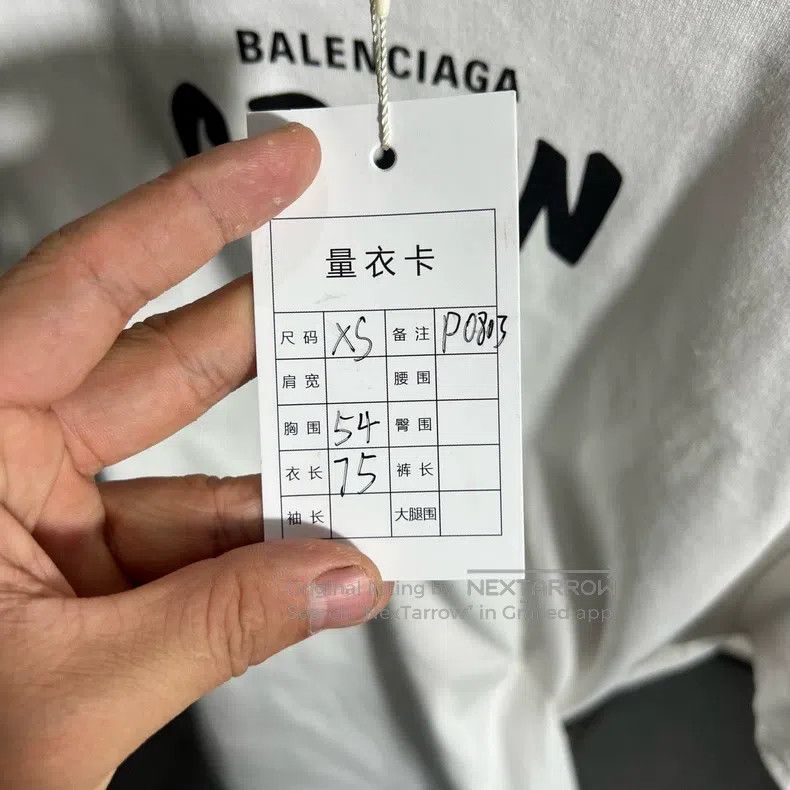 Balenciaga Balenciaga Crew short-sleeve Size US XS / EU 42 / 0 - 5 Thumbnail