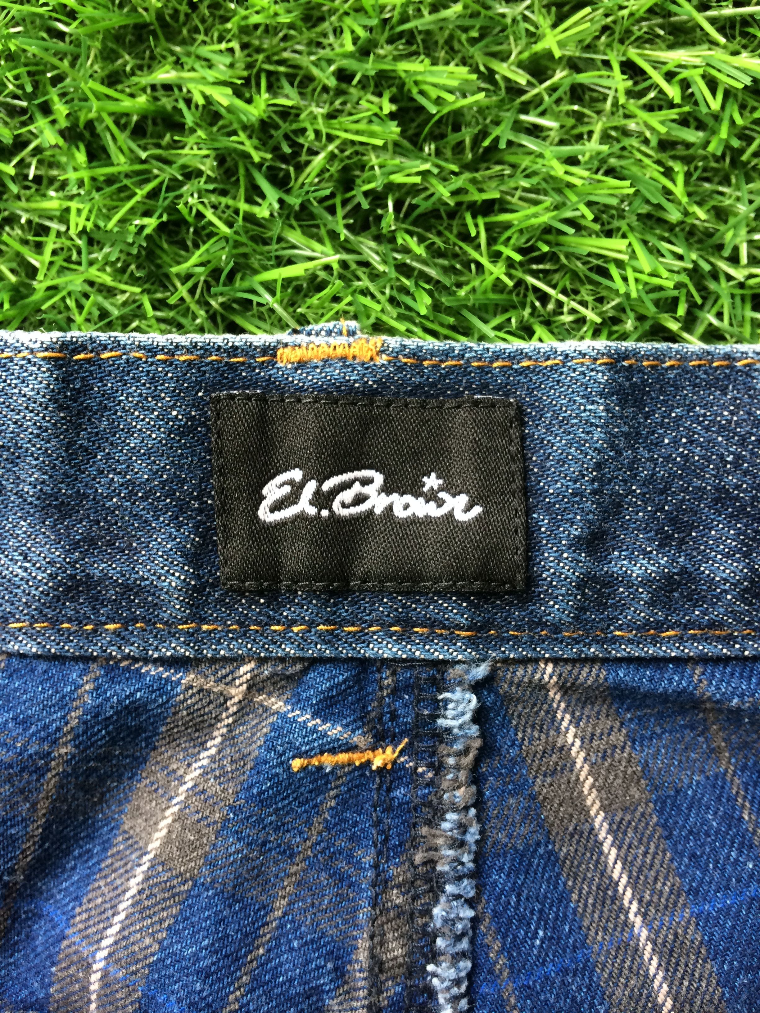 Japanese Brand × Jean Japanese Two Tone Tartan Denim Jeans D-714 Size US 31 - 12 Thumbnail