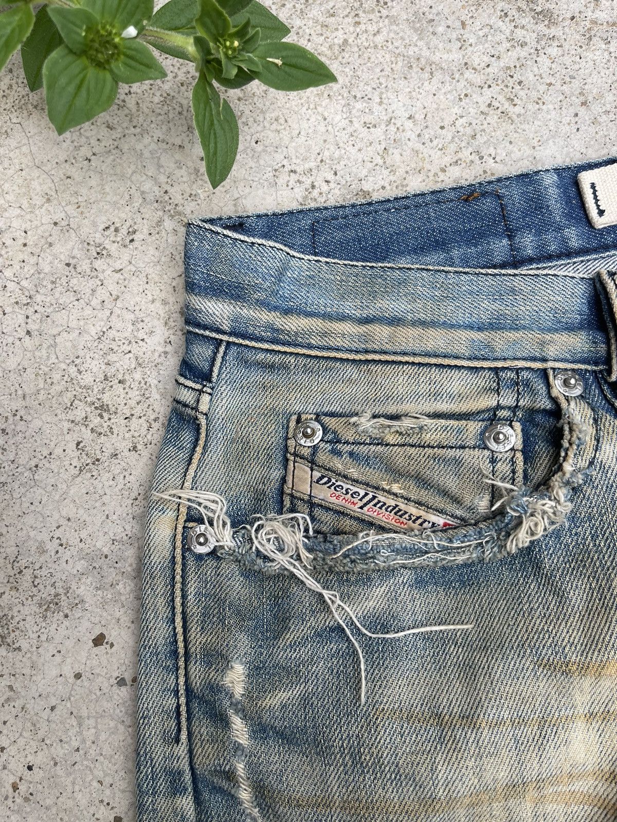 Diesel Vintage Diesel Industry RR55 Selvedge Denim Jeans Size US 30 / EU 46 - 5 Thumbnail