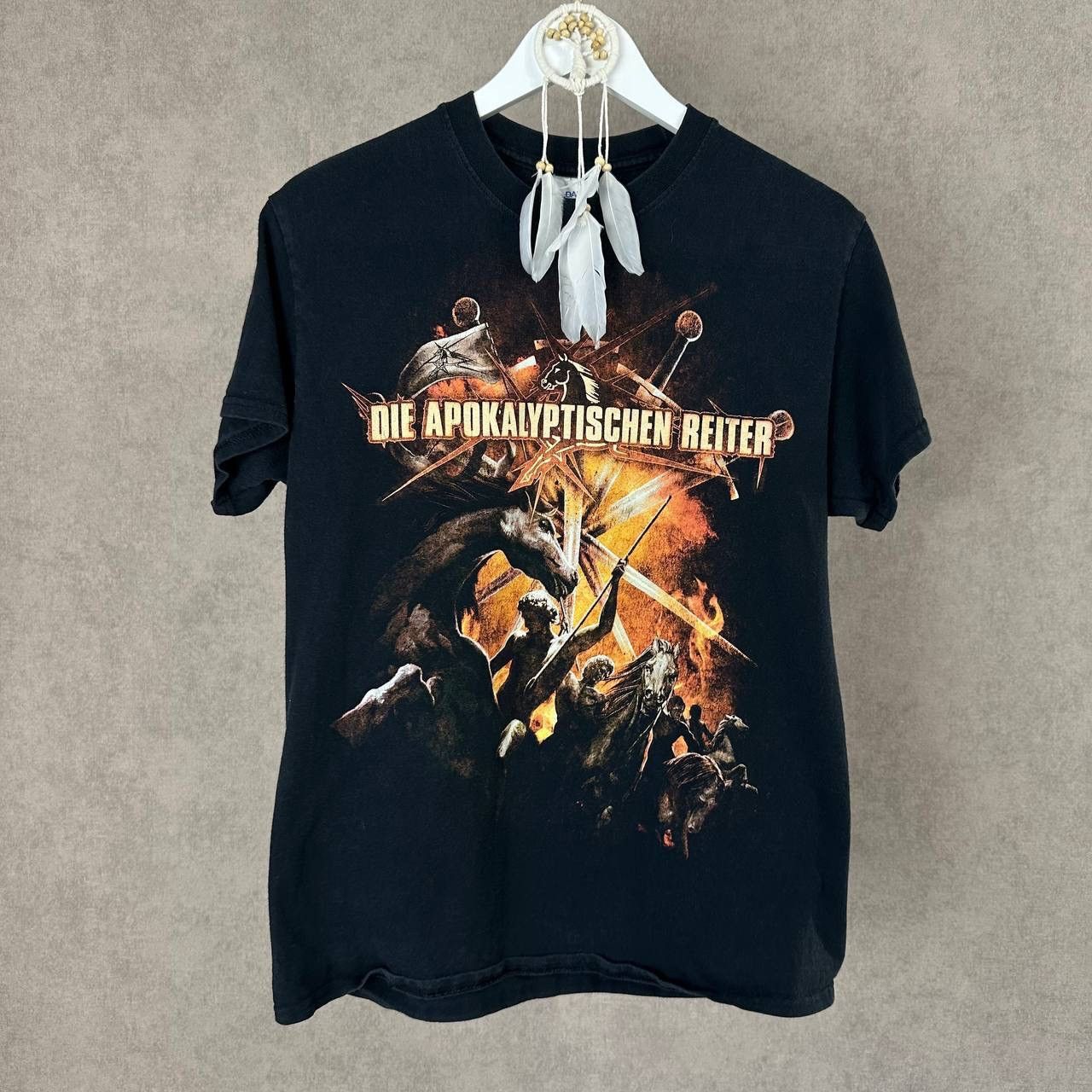 Band Tees × Vintage Vintage Die Apokalyptischen Reiter T-shirts Big Logo 00s Size US M / EU 48-50 / 2 - 1 Thumbnail