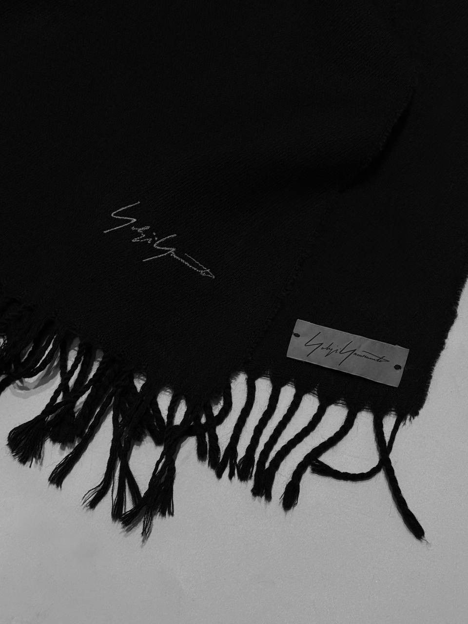 Yohji Yamamoto Archive Yohji Yamamoto Avangard Wool Scarf Size ONE SIZE - 2 Thumbnail