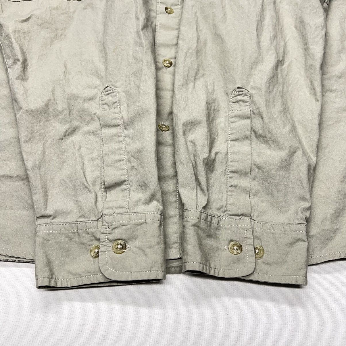 Columbia × Vintage Columbia Shirt Beige PFG Button Fishing Vented Long Sleeve Size US L / EU 52-54 / 3 - 11 Thumbnail
