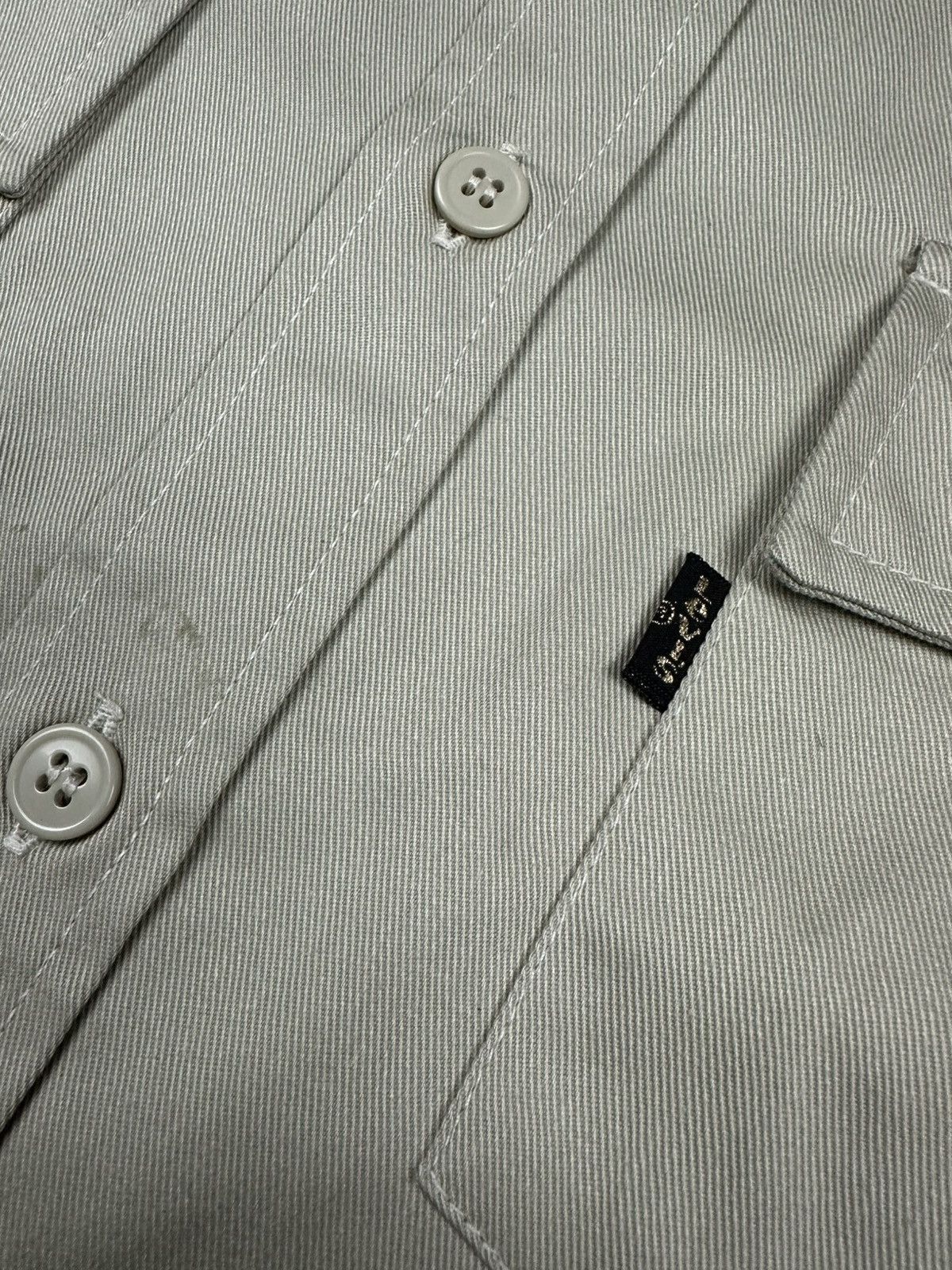 Levi's Vintage Levi’s STA-PREST Khaki Work Shirt Deadstock Size L / US 10 / IT 46 - 7 Thumbnail