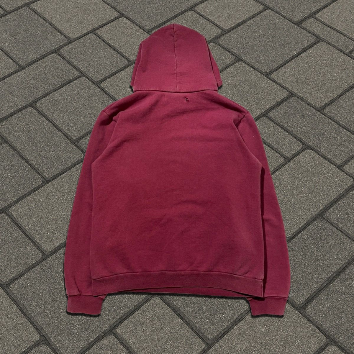 Raf Simons AW02 Raf Simons Red Virginia Creeper Colligate Hoodie Size US S / EU 44-46 / 1 - 3 Thumbnail