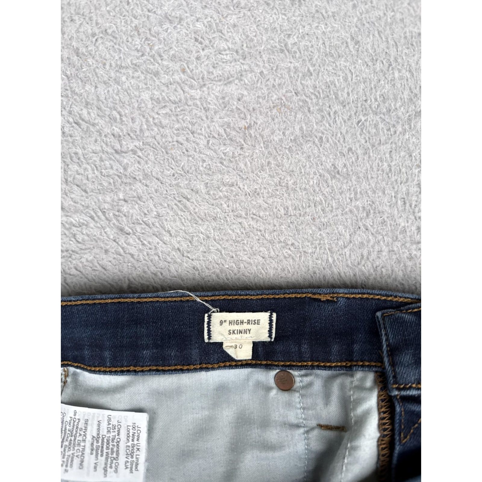 Madewell VINTAGE: None Madewell Jeans Womens 30 Blue Mid Rise Skinny Denim 5-Pocket Stretch Medium Wash 30x28 Mens Womens Boys Girls Size 30" / US 8 / IT 44 - 7 Thumbnail