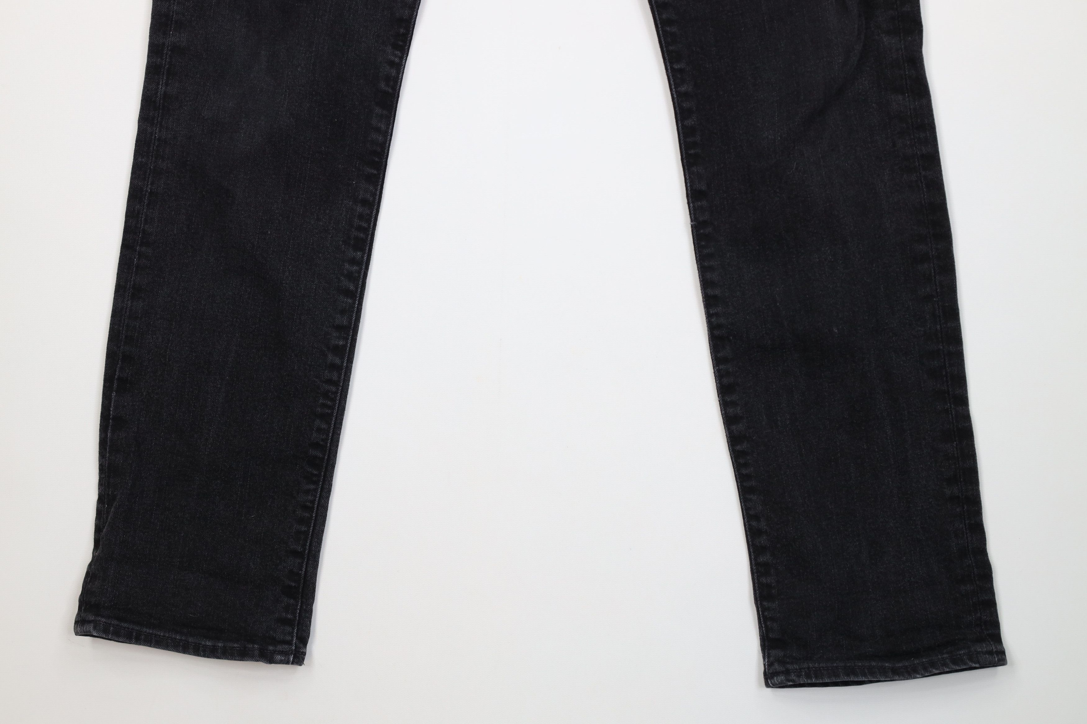 Madewell Madewell Faded Stretch Straight Leg Denim Jeans Black Size US 32 / EU 48 - 4 Thumbnail
