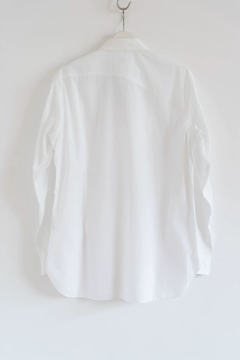 Yohji Yamamoto Yohji Yamamoto Yohji Yamamoto White Long Sleeve Shirt 15SS Size US M / EU 48-50 / 2 - 2 Thumbnail