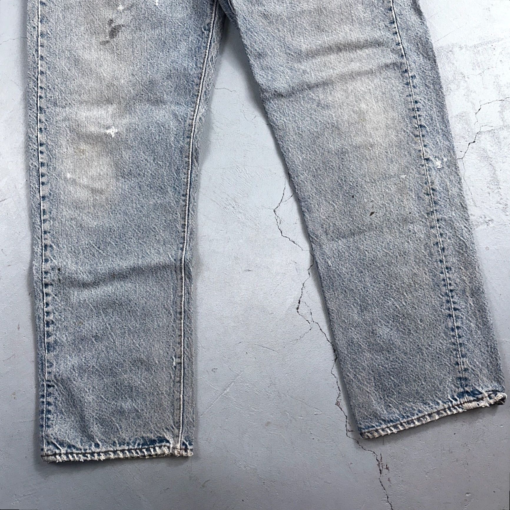 Levi's Levi's 501 Jeans Vintage 80s USA Light Blue 38x33 Regular Mens Straight Denim Cotton Jeans 90s Theme Comfort Button Closure Size 38 Blue Size US 38 / EU 54 - 3 Thumbnail