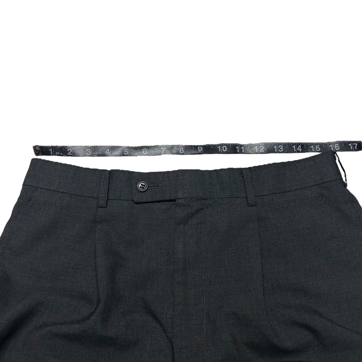 Issey Miyake 522 80s ISSEY MIYAKE vintage suit set up archive gray wool Size 42R - 19 Thumbnail