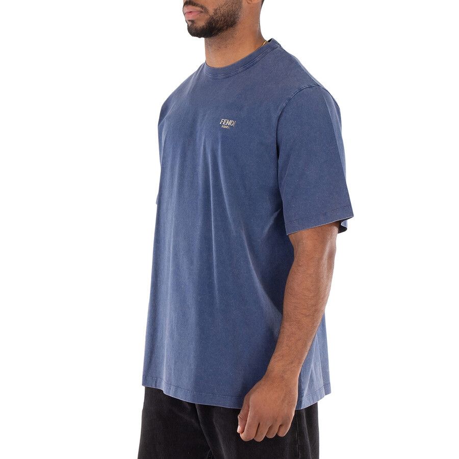 Fendi o1s1wg111225 T-Shirt in Blue Size US M / EU 48-50 / 2 - 5 Thumbnail