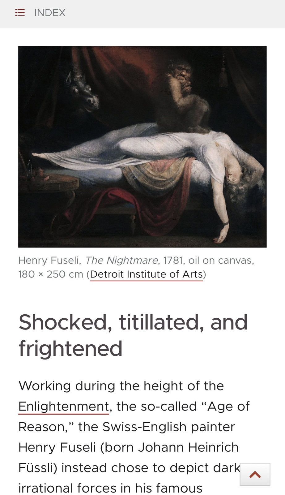 Vintage Vintage “The Nightmare” Henry Fuseli Art T Shirt Size US S / EU 44-46 / 1 - 11 Thumbnail