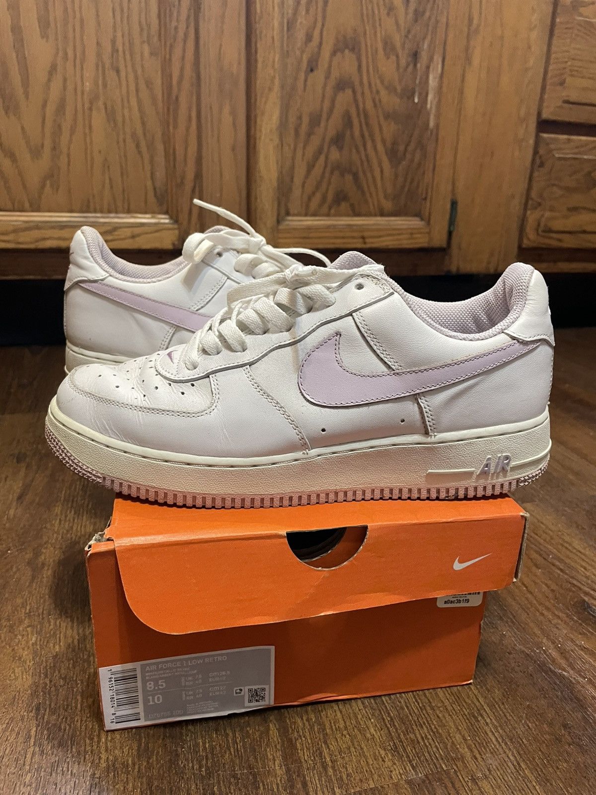 Nike × Vintage WMNS Nike Air Force 1 Lilac 2004 Size US 8.5 / EU 41-42 - 1 Thumbnail