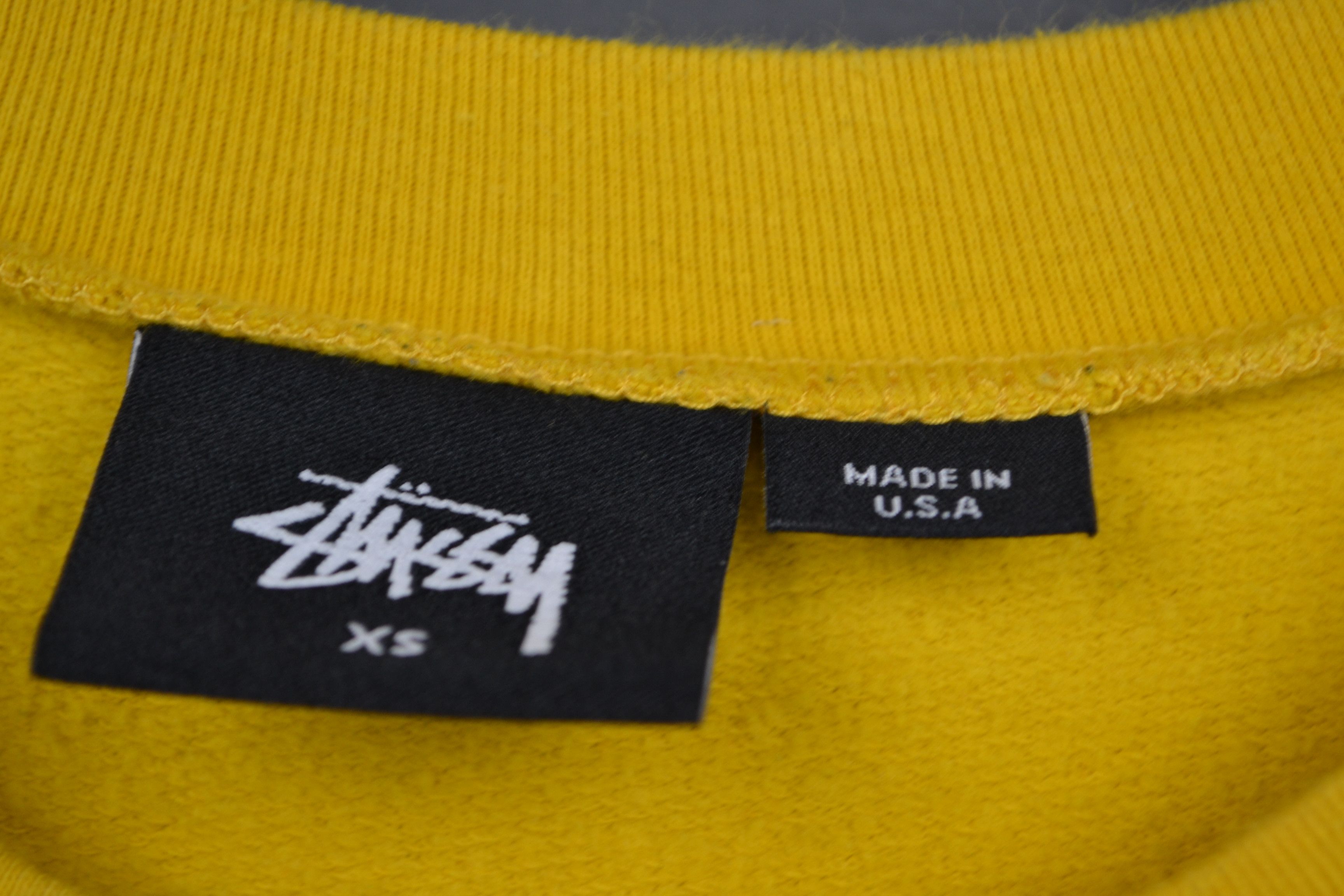 Stussy Stussy XS Yin-Yang Logo Sweatshirt Logo Yellow Made in USA Size US XS / EU 42 / 0 - 4 Thumbnail