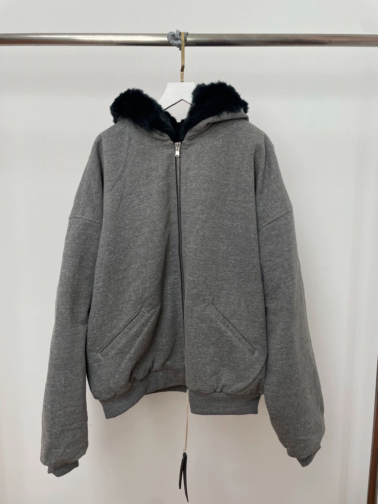 Fear of God Fear of God 5th FF Gray Sweatshirt Jkt L Size L / US 10 / IT 46 - 1 Thumbnail